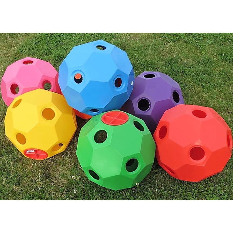 EKKIA Ballon Play Ball Pour Chevaux - Rouge Ø17.5cm - Jouet D'Écurie à Suspendre