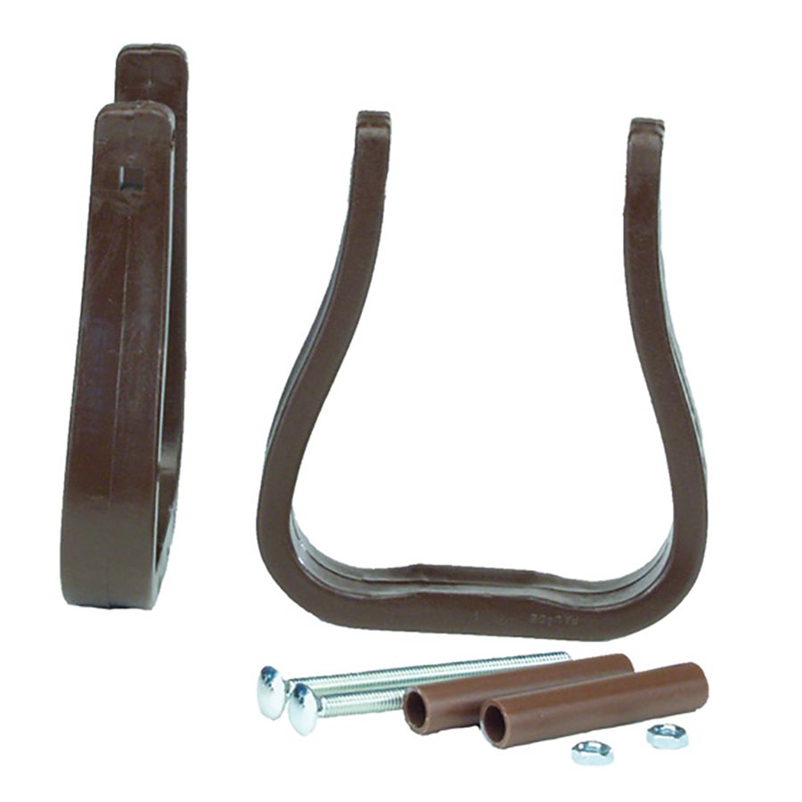 Paire D'Étriers De Selle Western Style 'Cactus' - Gravure Cuivre