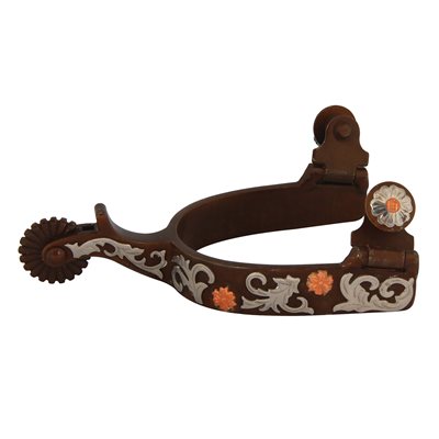 Rowels (Éperons) Jeunesse Femme Kelly Silver Star, Col Long Western, Verts