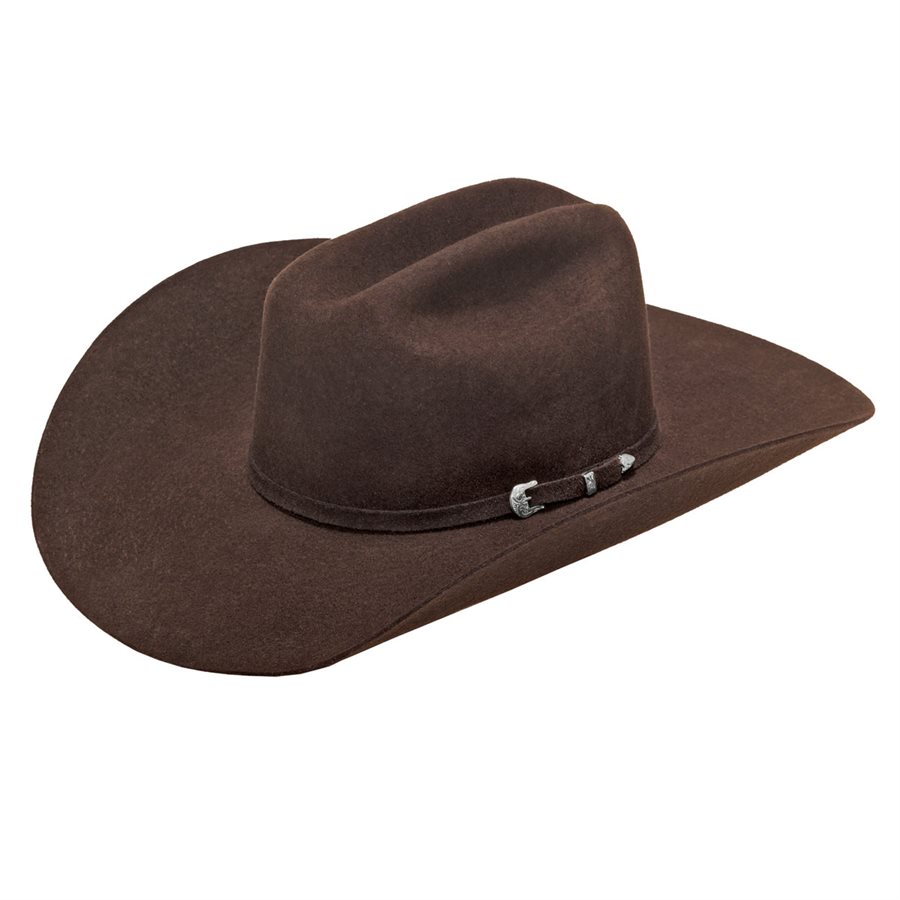 Chapeau Cowboy Western Rouge, Feutre Rétro, Taille Unique, Homme/femme (neuf)