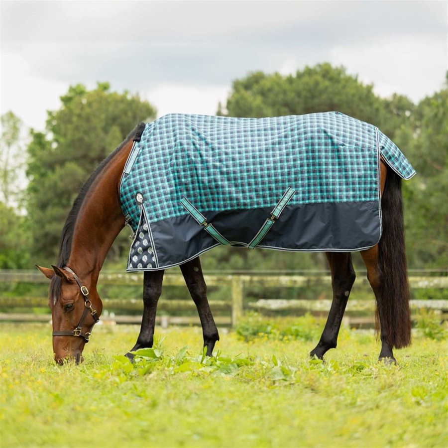 Couverture D’équitation Busse FLEECETRAINER III 145 Silver Pine – Modèle K46