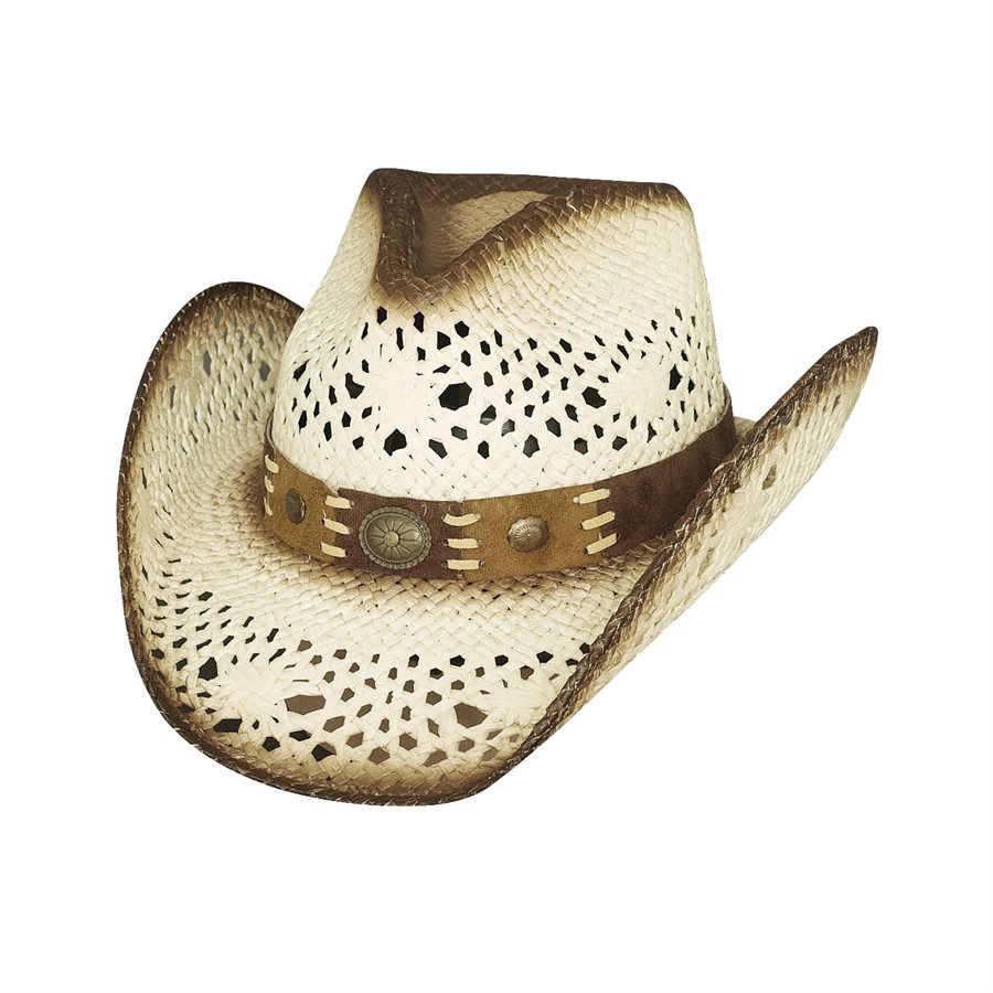 Chapeau De Cow Boy Arizona En Paille Adulte, image size:900x900