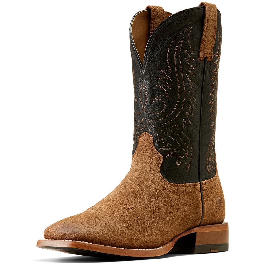 Bottes Western Cowboy Ariat Marron - Taille 9 D - Cuir - Occasion Bon état