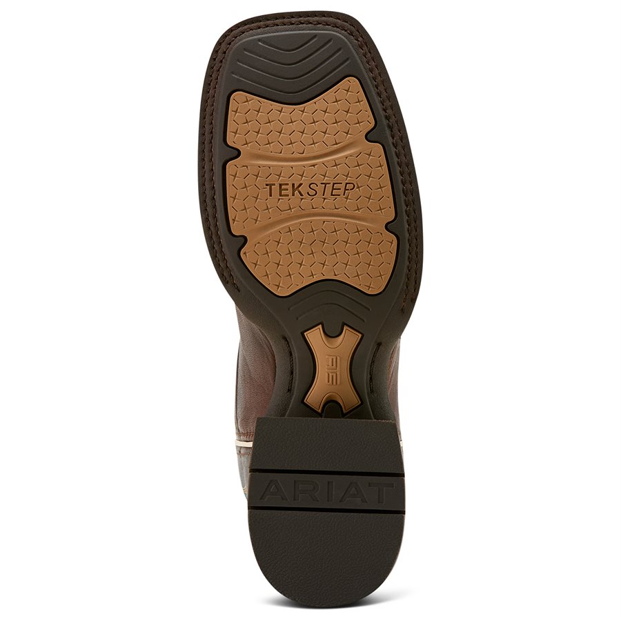Bottes Femme Ariat Sheridan Western, Cuir Brun, Bout Carré, Largeur B, Taille 6, Portées Une Fois