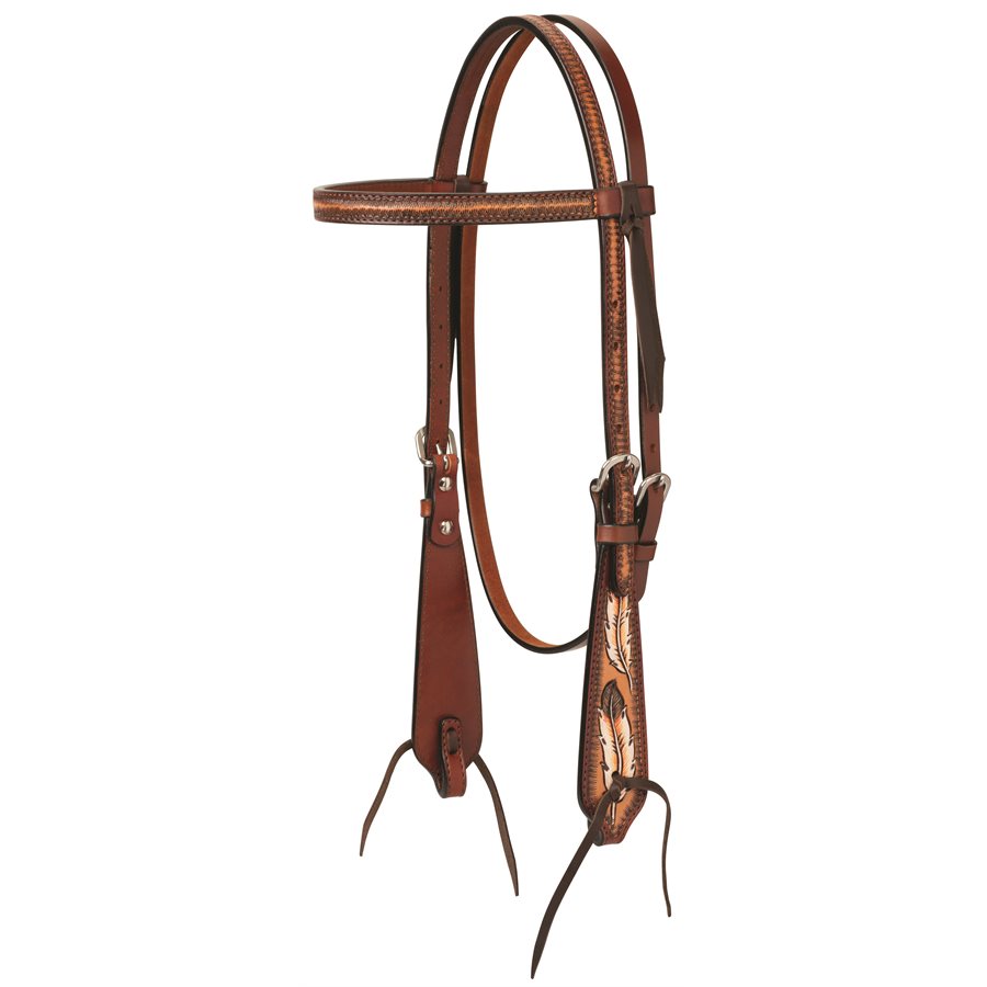 Bride De Dressage Anatomique En Cuir, Bandeau 3 Rangs Avec Pierre Turquoise, Rembourrée