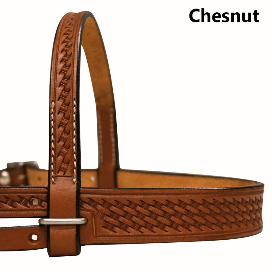 Bride western Lakota en fil d'argent avec rênes BR00086