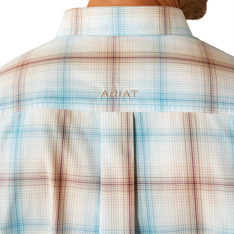 Chemise Western Ariat Pro Series – Manches Longues, Carreaux, Taille S, Homme