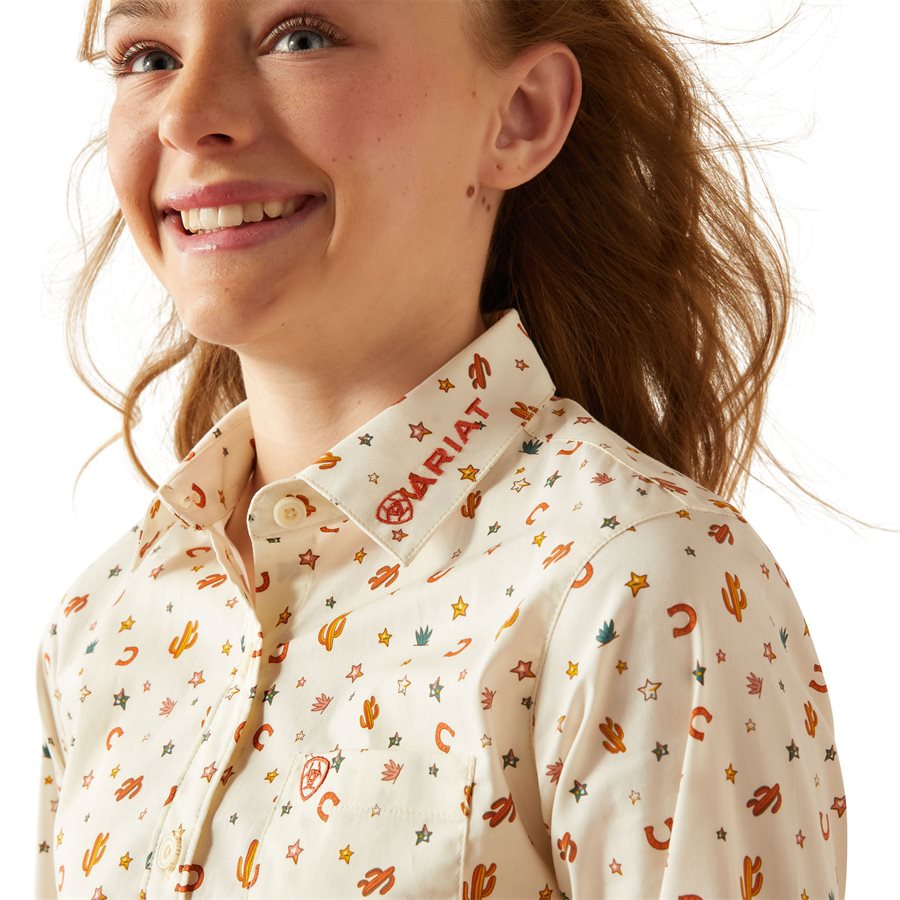 Chemise Western Ariat Kirby Stretch pour Femme - Camellia Rose Stripe
