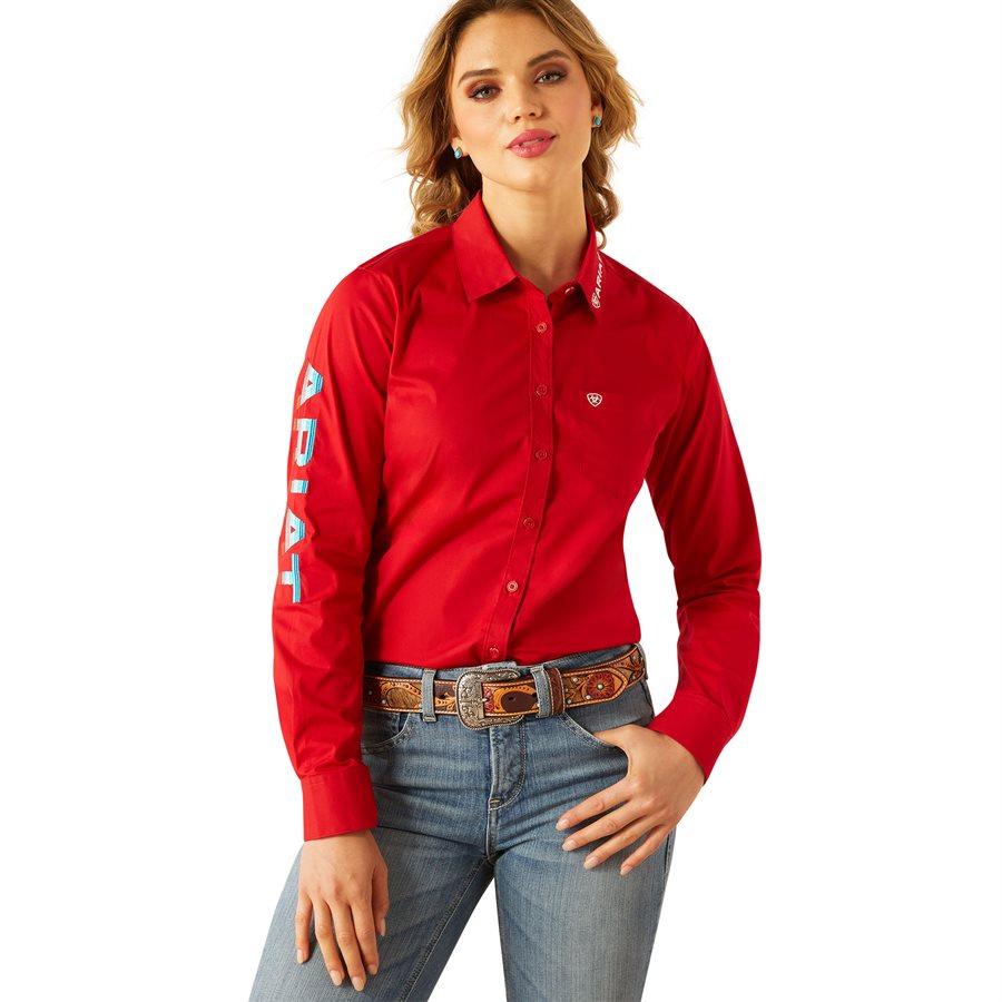 Chemise Femme Ariat Kirby Pro Team - Neuf Sous Emballage D'origine - Style équitation/sport