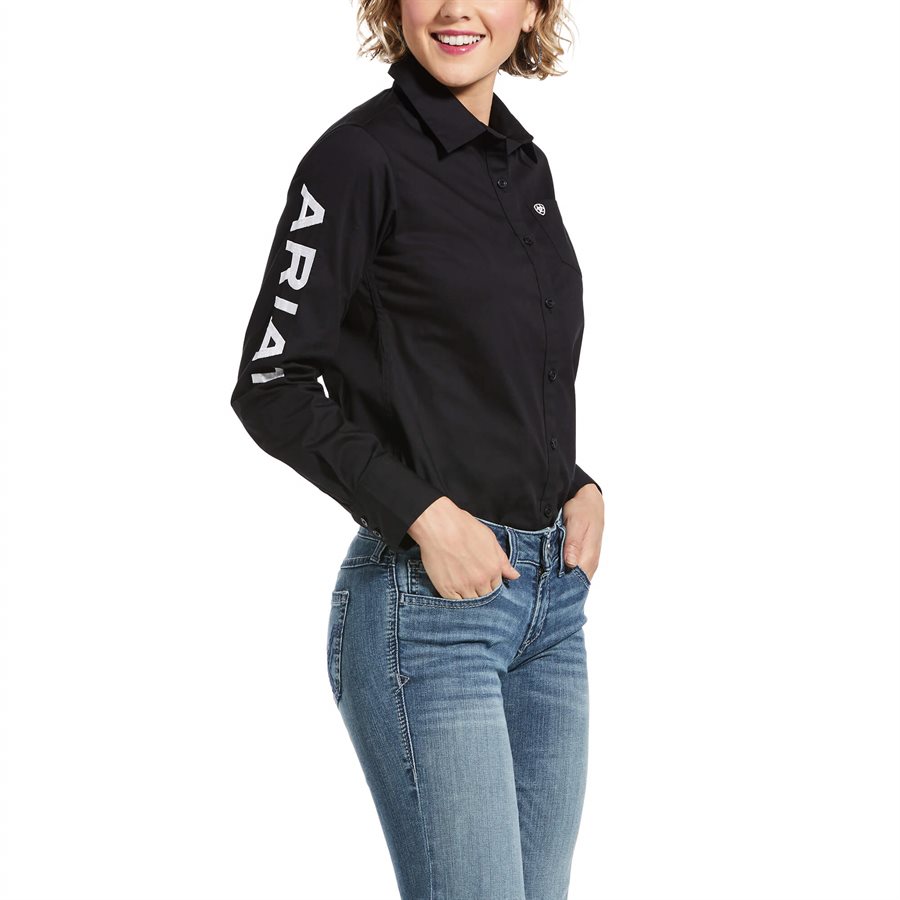 Chemise Western Femme Ariat – Sarcelle – Taille XL – Modèle EM86 – Occasion