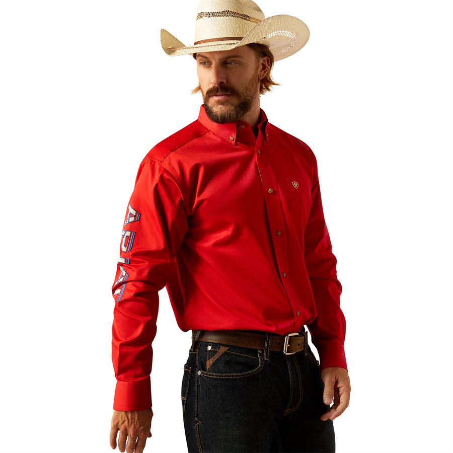 2 Chemises Manches Longues Femme Ariat Tek Heat Series - Tailles Grandes - Bleu Marine/rouge/bordeaux - Occasion