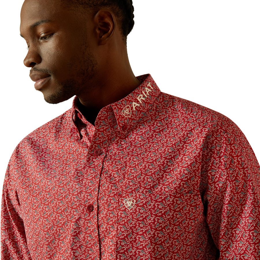 Chemise Homme Stone Rose Red Rivet Collection - Taille M, Noir, Coton, Slim Fit, Occasion