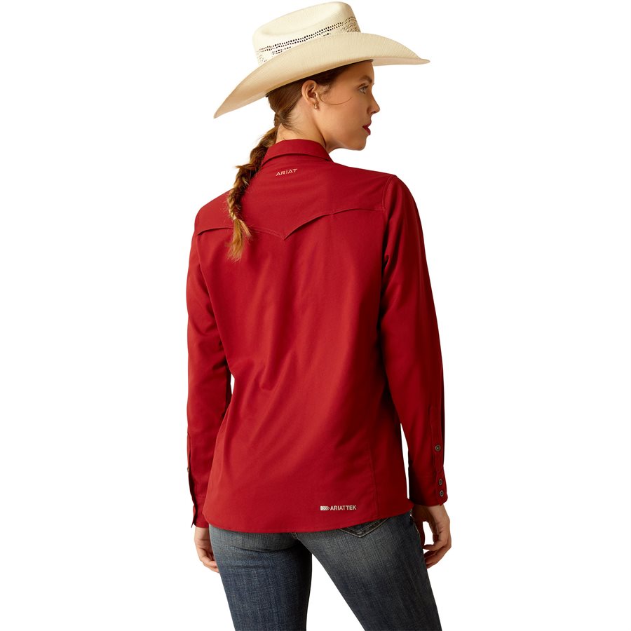 Chemise Western Femme Ariat Stretch VenTek, Motif Reata Serape, Taille L (Grand)