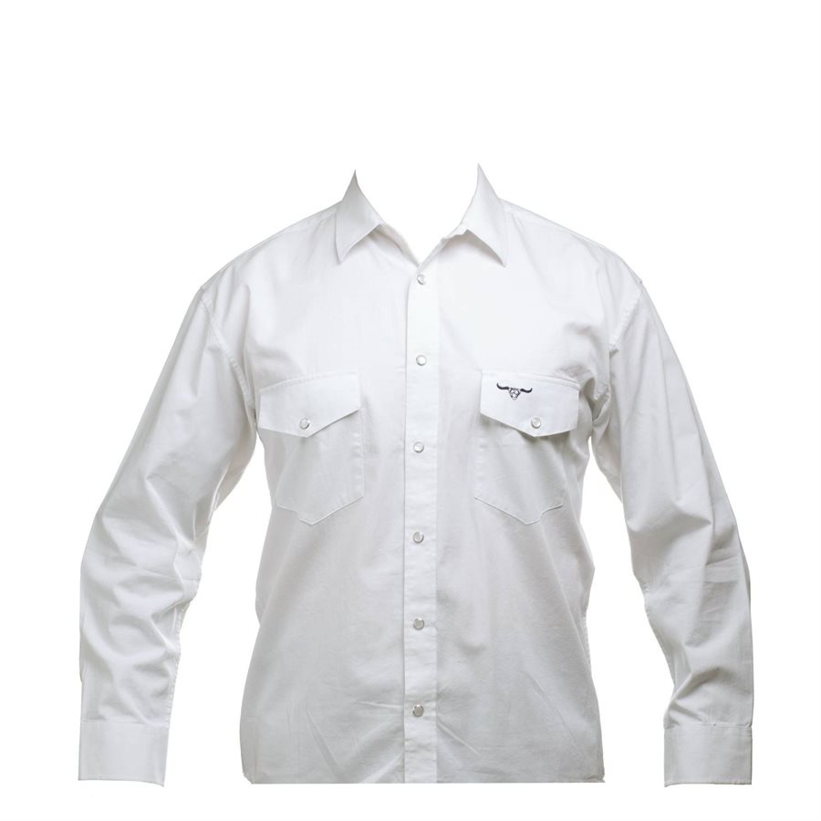 Chemise Western équestre Noel Asmar Blanche - Grande Taille, Occasion