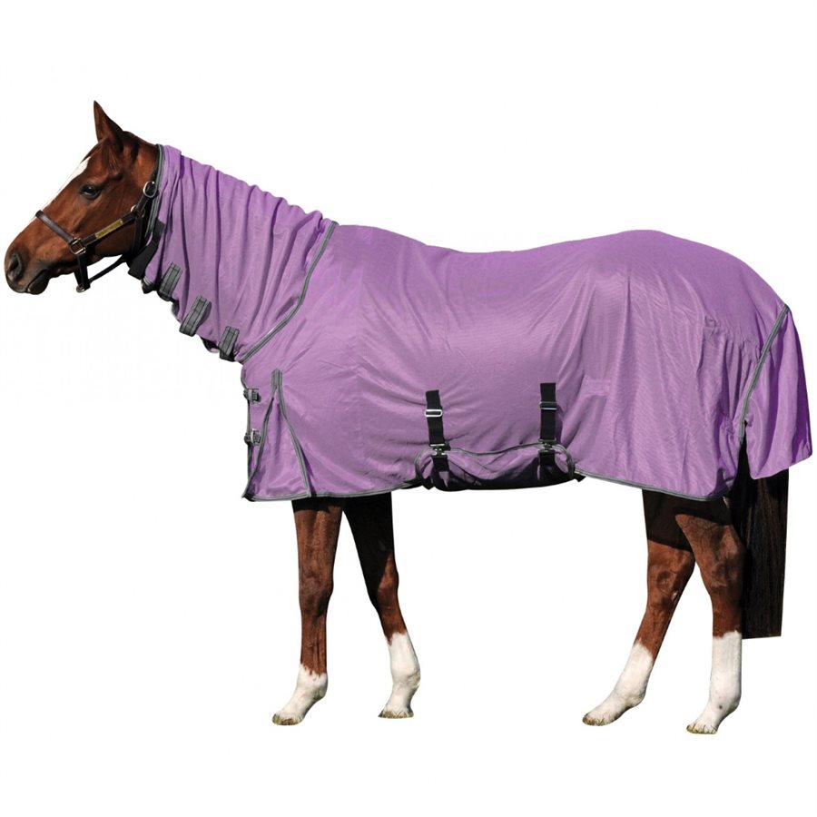 Couverture Anti-mouches Carbone 6'0" LeMieux Noir, Modèle Fly Sheet
