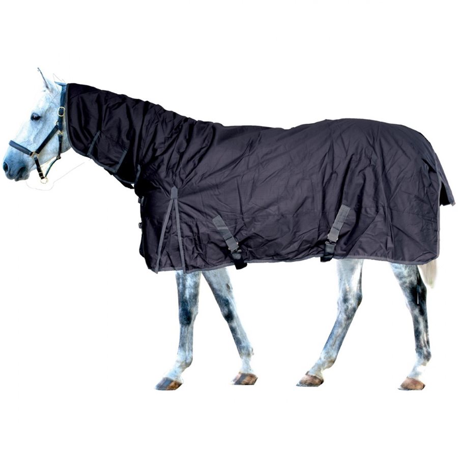 Couverture Cheval Big D All American Open Front - Taille 80 (Medium) - Bleue
