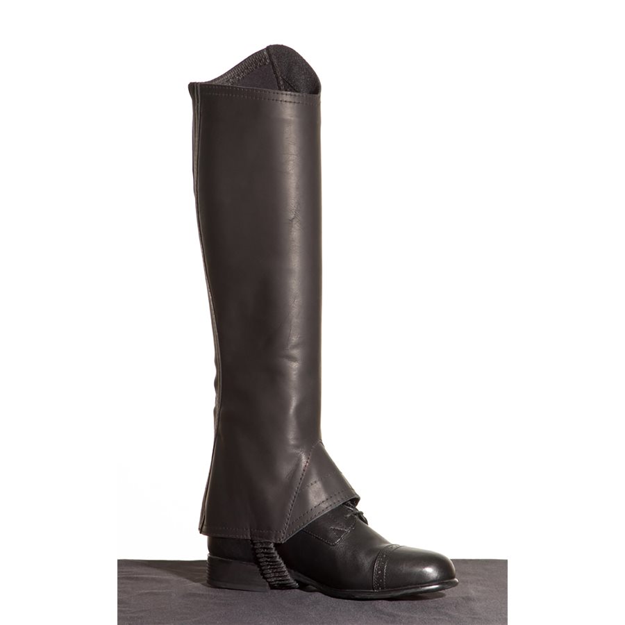 Hermès NEUF GUETRE HERMES MINI CHAPS CHEVAL TAILLE L EN DAIM NOIR HORSE