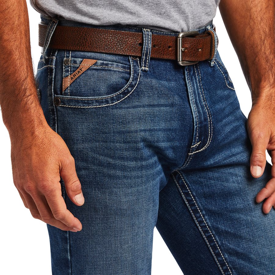 Jeans Homme ARIAT - Coupe Décontractée - Taille Grande