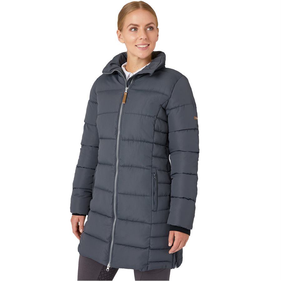 Manteau Femme Gris Moyen Noel Asmar – Équitation Spectacle – Occasion