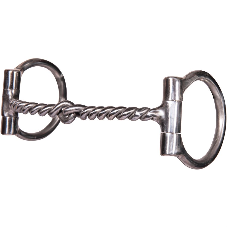 Mors Simple Pour Poney - Épaisseur 1.4 Cm, Anneaux 5 Cm - Marque Waldhausen