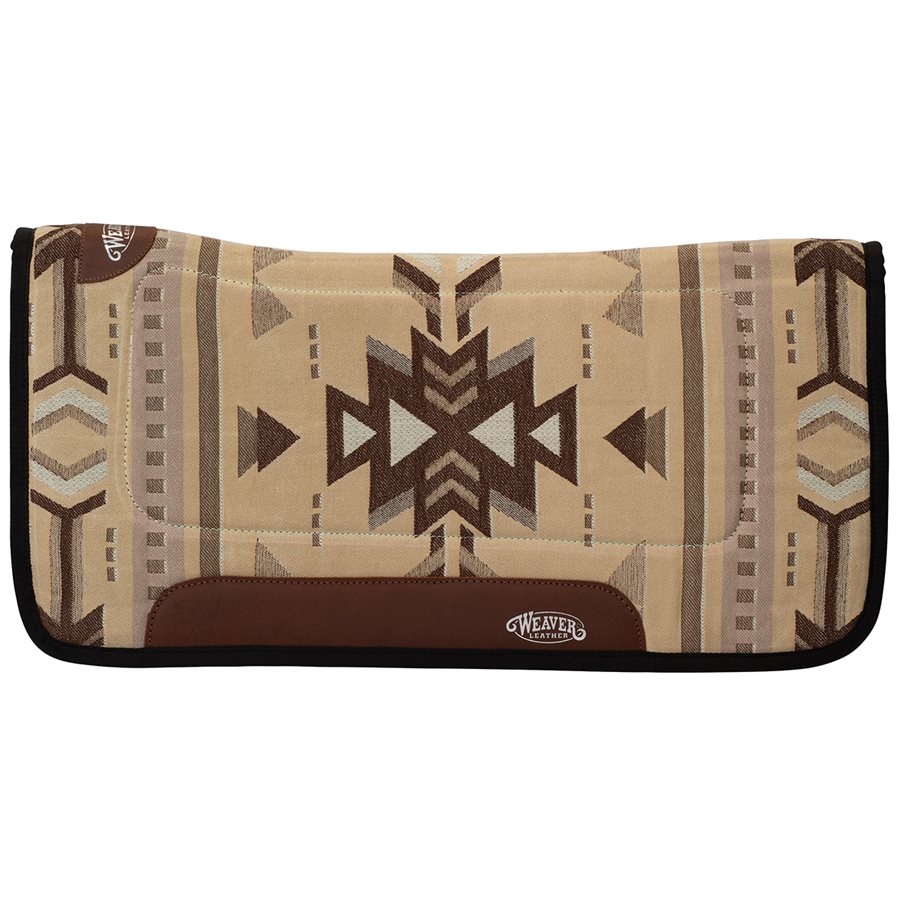 Tapis De Selle Feutre Noir Weaver Leather – Modèle Contour, 31 X 32 Pouces, Neuf