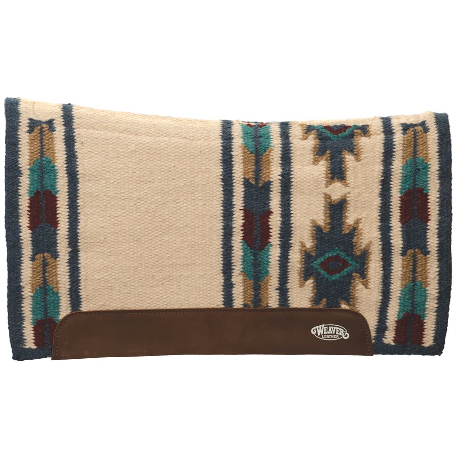 Tapis De Selle Western Professional's Choice, Profilé, 31x32, Bleu Marine (occasion)