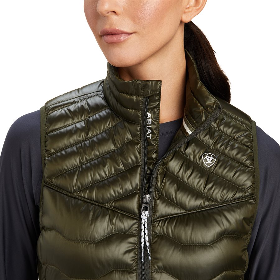 ARIAT Veste en duvet idéale pour femme, Brume forestière irisée, L