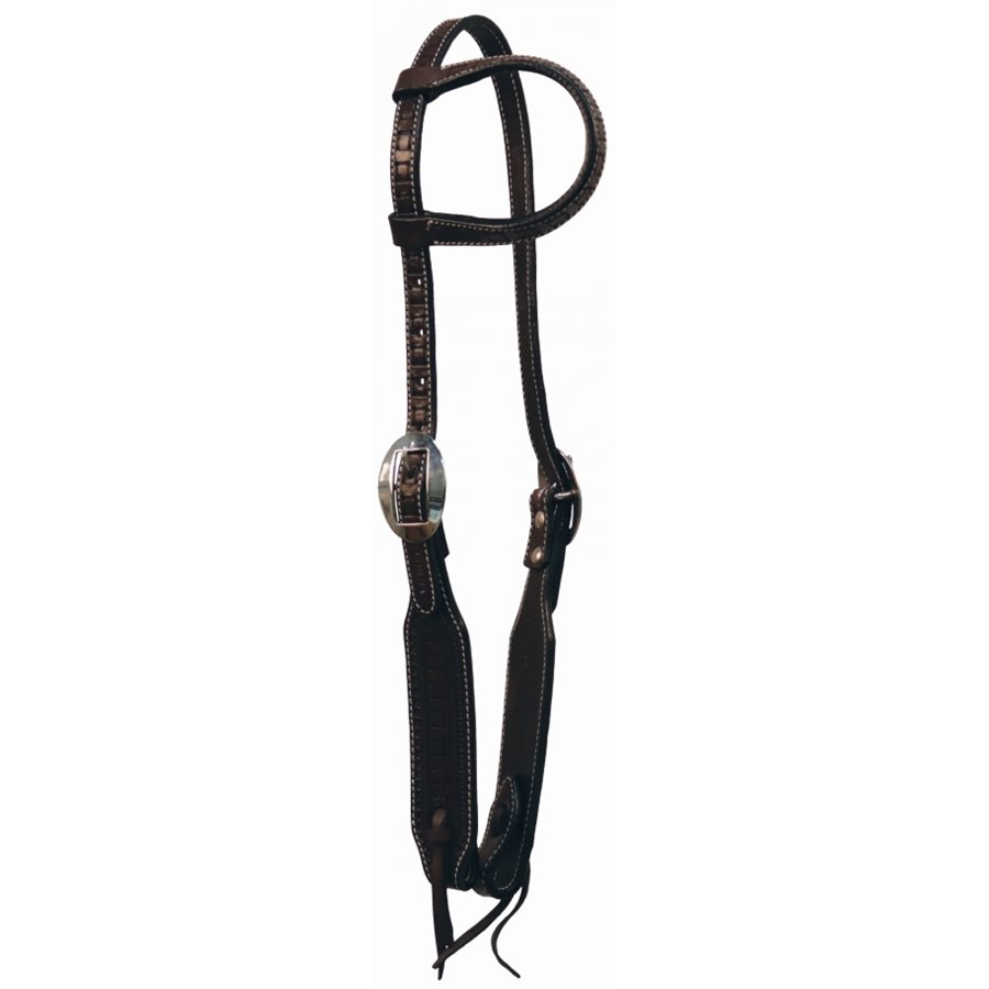Bride 2 Oreilles En Biothane – Rose, Réflective – Taille Cheval Standard